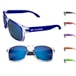 UV Protection Two Tone Sunglasses with Reflective Lenses | https://www.bestnamebadges.com