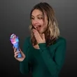 Cute Snowman Light Toy, Deluxe Spin Wand | https://www.bestnamebadges.com