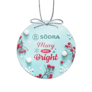 Starfire Ornament - Circle VividPrint™ | https://www.bestnamebadges.com