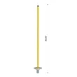 30" Practice Pole with Tray | https://www.bestnamebadges.com