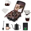 Portable Pour Over Coffee Kit Cups Travel Case Tool | https://www.bestnamebadges.com