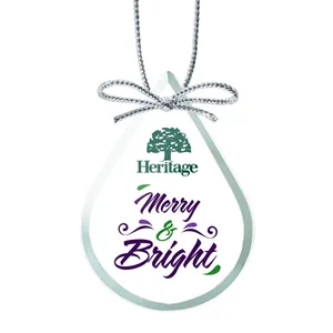 Jade Ornament - Teardrop VividPrint™ | https://www.bestnamebadges.com