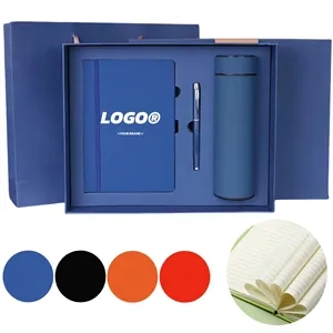 Business Gift Set With Notebook Pen Tumbler And Bag