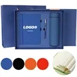 Business Gift Set With Notebook Pen Tumbler And Bag | https://www.bestnamebadges.com