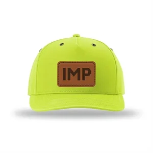 Richardson Burnside Hat w/Leather Patches or Embroidery