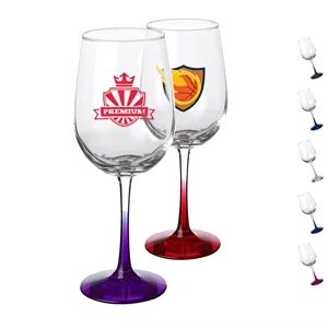 16 oz. USA Made Libbey Vina Tall Glasses W/ Custom Logo | https://www.bestnamebadges.com