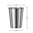 11Oz Stainless Steel Stackable Outdoor Tumbler Cup | https://www.bestnamebadges.com