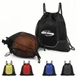 Multi Sport Drawstring Backpack With Detachable Mesh Bag | https://www.bestnamebadges.com