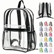 Clear Waterproof Backpack With Multiple Compartments | https://www.bestnamebadges.com