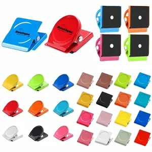 Colorful Magnetic Metal Clips For Notes & Photos | https://www.bestnamebadges.com