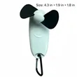 Portable Flashlight Fan With Carabiner | https://www.bestnamebadges.com
