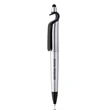 3-in-1 Plastic Pen with Stylus and Cell Stand | https://www.bestnamebadges.com