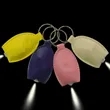 PVC Leather LED Flashlight Keychain | https://www.bestnamebadges.com