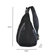 Foldable Lightweight Sling Backpack With Custom Logo Bag | https://www.bestnamebadges.com