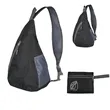 Foldable Lightweight Sling Backpack With Custom Logo Bag | https://www.bestnamebadges.com