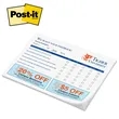 Post-it® Custom Printed Notepad - 6" x 8" | https://www.bestnamebadges.com