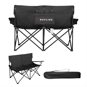 Double Take Folding Chair For Two | https://www.bestnamebadges.com