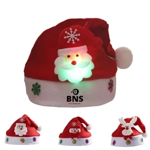 LED Christmas Hats Snowman, Santa Claus And Reindeer