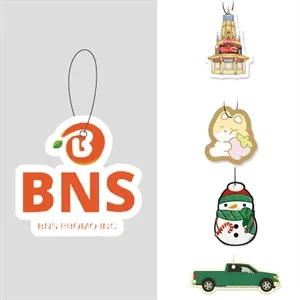 Car Paper Air Freshener Hanging Custom Scent And Shape