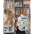 See Through Backpack/Bookbag for School | https://www.bestnamebadges.com
