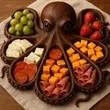 Octopus Charcuterie Board | https://www.bestnamebadges.com