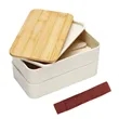 Hearty Wheat Straw Lunch Box Set | https://www.bestnamebadges.com