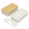 Hearty Wheat Straw Lunch Box Set | https://www.bestnamebadges.com