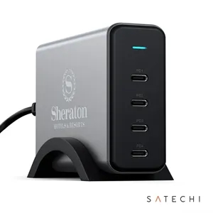 SATECHI® 165W USB-C 4-Port PD GaN Charger | https://www.bestnamebadges.com