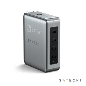 SATECHI® 145W USB-C 4-Port GaN Travel Charger | https://www.bestnamebadges.com