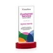 Heathrow VividPrint™ Award on Alberton Base - Red | https://www.bestnamebadges.com