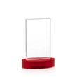 Heathrow Award on Alberton Base - Red | https://www.bestnamebadges.com