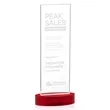 Heathrow Award on Alberton Base - Red | https://www.bestnamebadges.com