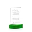 Heathrow Award on Alberton Base - Green | https://www.bestnamebadges.com