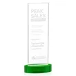 Heathrow Award on Alberton Base - Green | https://www.bestnamebadges.com