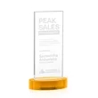 Heathrow Award on Alberton Base - Amber | https://www.bestnamebadges.com