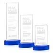 Heathrow Award on Alberton Base - Blue | https://www.bestnamebadges.com