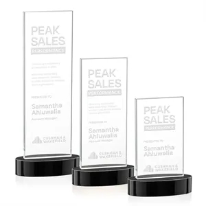 Heathrow Award on Alberton Base - Black | https://www.bestnamebadges.com