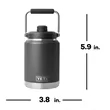 YETI Rambler Half Gallon Water Jug 2.0 | https://www.bestnamebadges.com