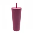 26oz Colorful Plastic Tumbler Straw For Cold Beverages Cup | https://www.bestnamebadges.com