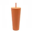 26oz Colorful Plastic Tumbler Straw For Cold Beverages Cup | https://www.bestnamebadges.com