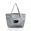 Non-Woven Durable Pocket Heathered Tote Bag | https://www.bestnamebadges.com