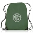 Quick Ship Drawstring Backpack w/ Reinforced Corners 14"x18" | https://www.bestnamebadges.com