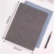A4 PU Leather Work Binder | https://www.bestnamebadges.com