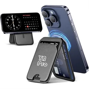 Mag-Safe Card Holder Magnetic Wallet Stand | https://www.bestnamebadges.com