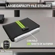 Safe Fireproof Waterproof Document Bag with Lock | https://www.bestnamebadges.com