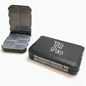 Small Hard Fishing Tackle Box Portable Case | https://www.bestnamebadges.com