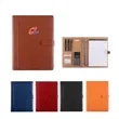 A4 PU Leather Portfolio | https://www.bestnamebadges.com