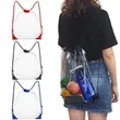 Clear Drawstring Backpack Stadium Approved Security Bag | https://www.bestnamebadges.com