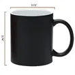 11oz Heat Sensitive Color Changing Mug With Logo Promotional | https://www.bestnamebadges.com