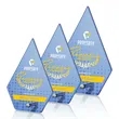 Atchison Blue Diamond VividPrint™ Award - Silver | https://www.bestnamebadges.com